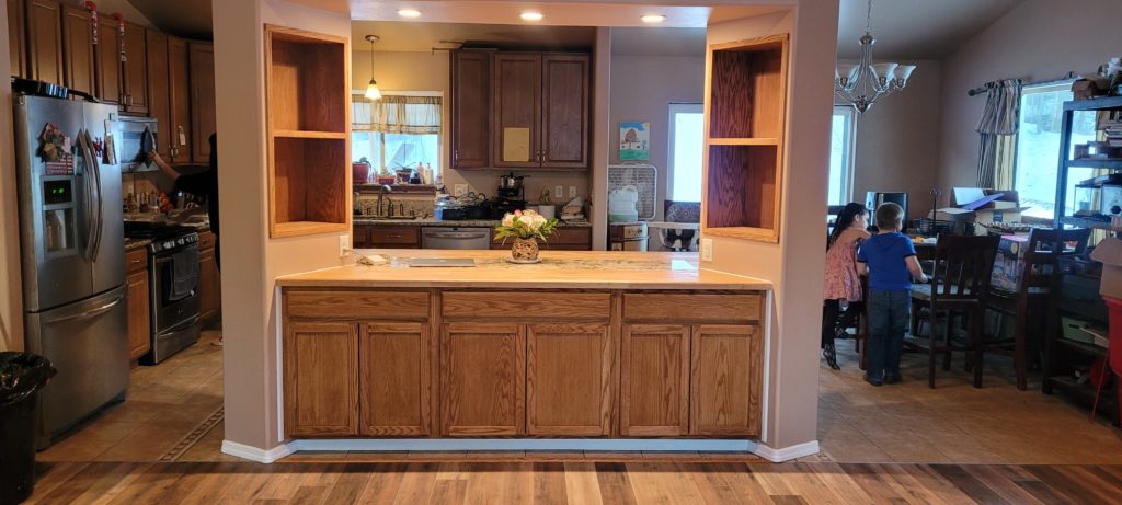 kitchen remodel project by Working Hands LLC