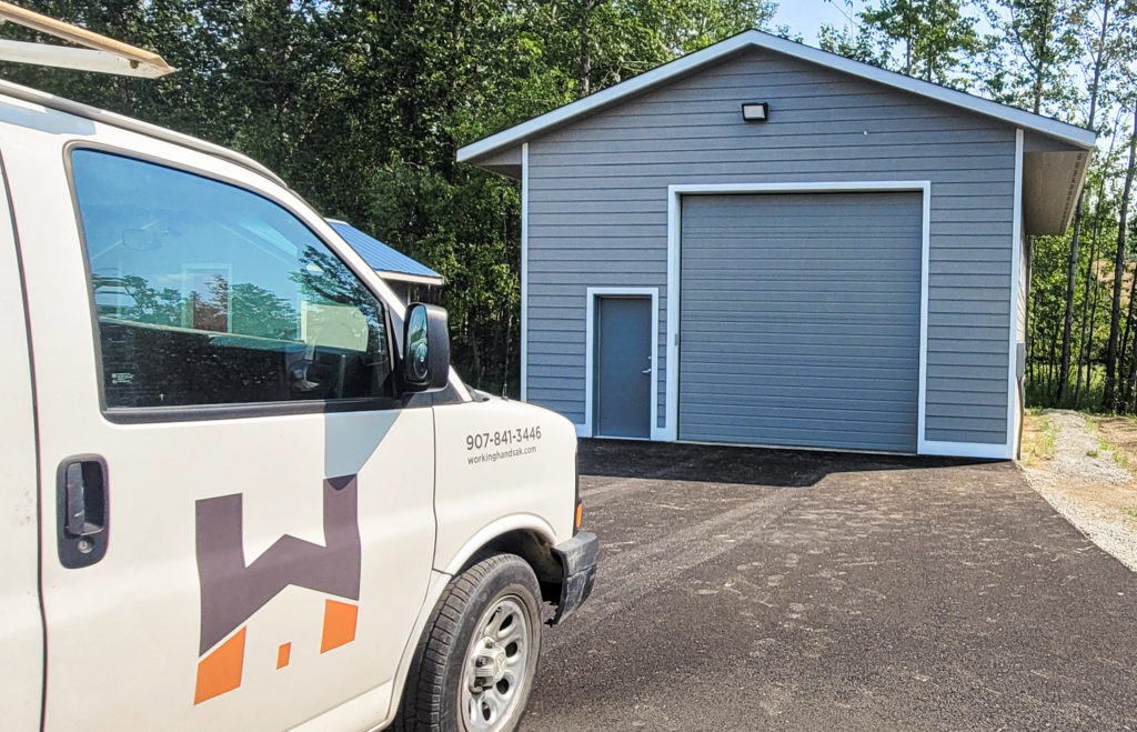 Medical Mobile Unit (MMU) garage for Heartreach by Working Hands