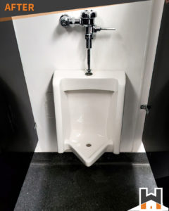 fixed Clogged Urinal fixed by Working Hands LLC, a general contractor servicing Wasilla and Palmer