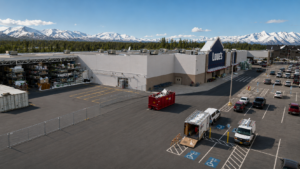 Lowe’s Garden Center after commercial demolition work in Wasilla, Alaska